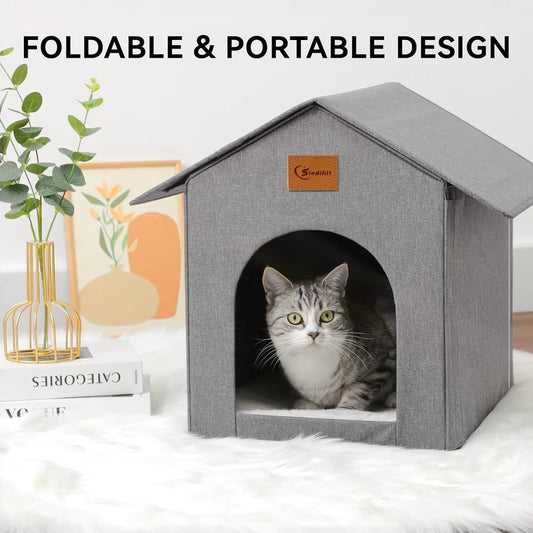 Lot of 3 - Rest-Eazzz’y Indoor/Outdoor Cat House | Waterproof Feral Cat Shelter
