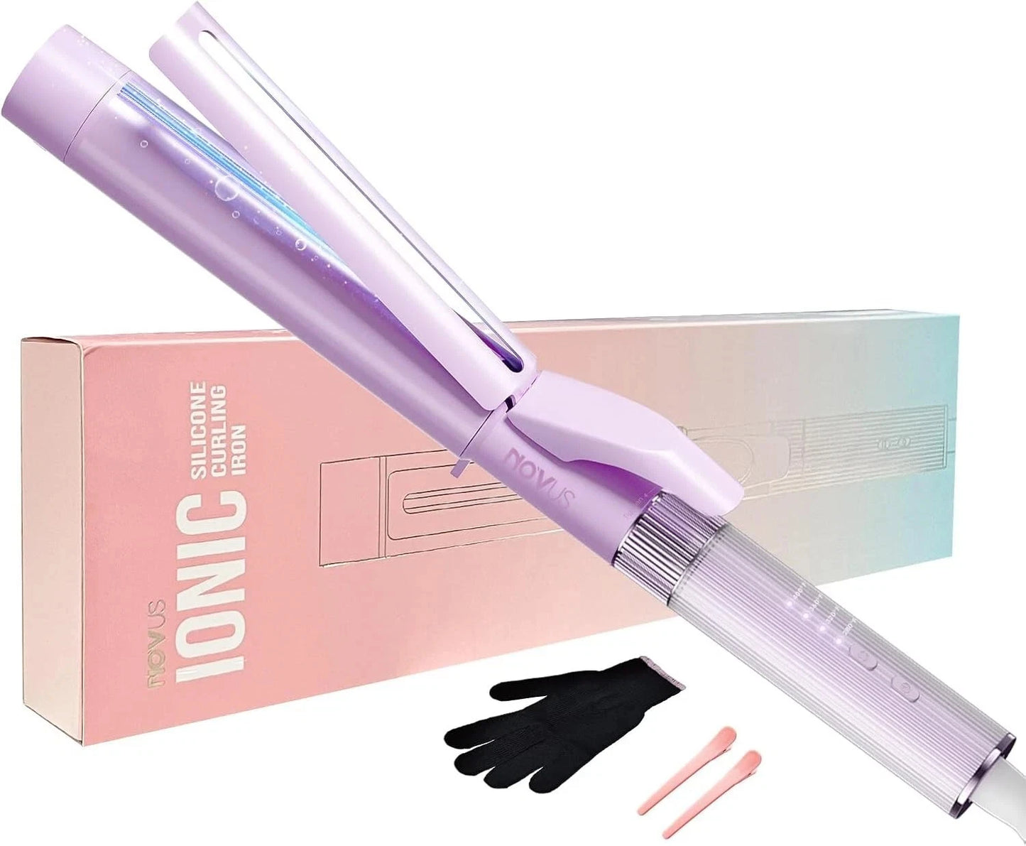 Lot of 14 - NOVUS Ionic Silicone Curling Iron Sets – Professional Hair Curler