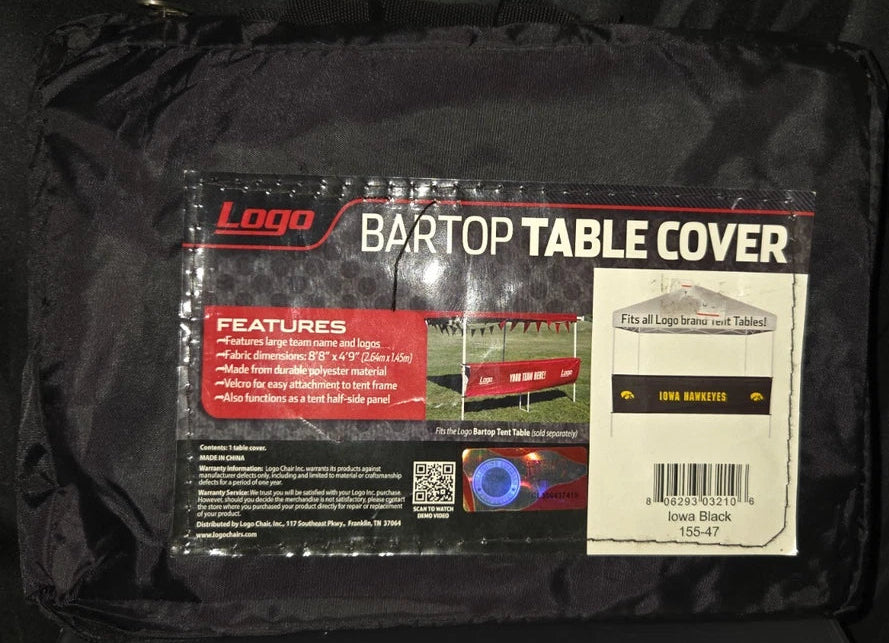 Lot of 16 - Mixed Collegiate Bartop Table Cover – Iowa Hawkeyes & Iowa State Cyclones