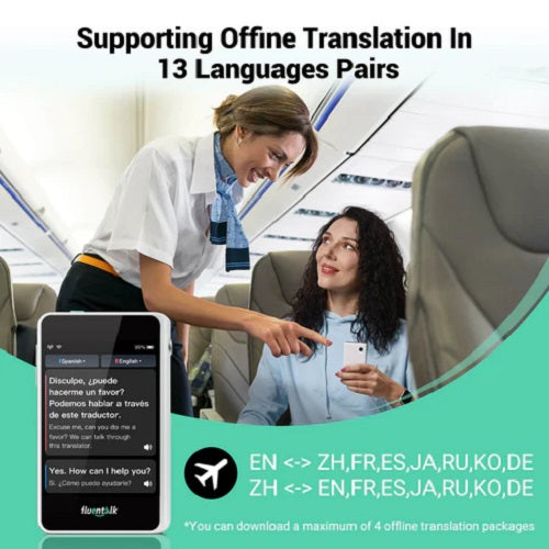 Lot of 3 - Fluentalk T1 Mini Translator Device - Voice, Photo, Offline Mode