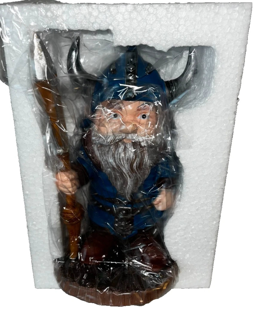 Lot of 11 - Viking Gnome Figurines – Decorative Norse Garden Statues – New