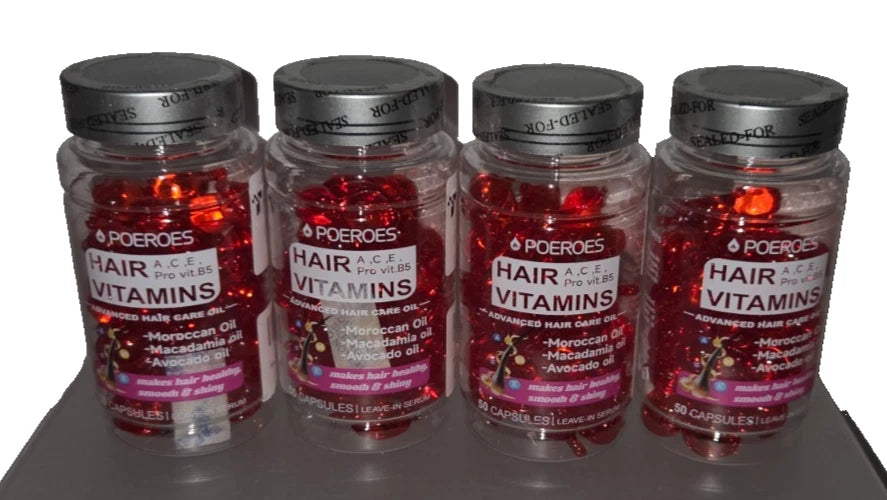 Lot of 20 - Hair Vitamin Capsules, Moroccan Oil, Macadamia Avocado Serum