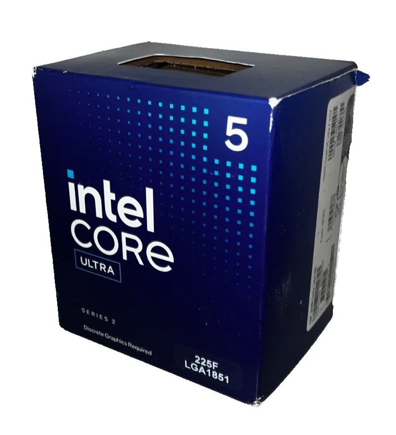 Intel Core Ultra 5 225F | LGA1851 Desktop Processor CPU Boost Up to 4.9GHz