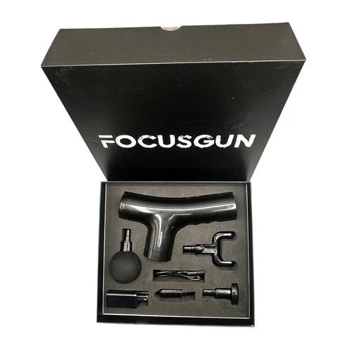 Lot of 5 - Focusgun Deep Tissue Muscle Massage Gun Multiple Interchangeable