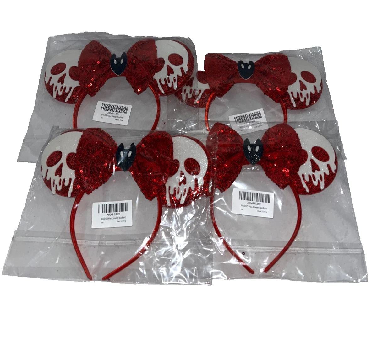 Lot of 24 - Mouse Ear Headbands Mixed Minnie Style Costume Party Ears