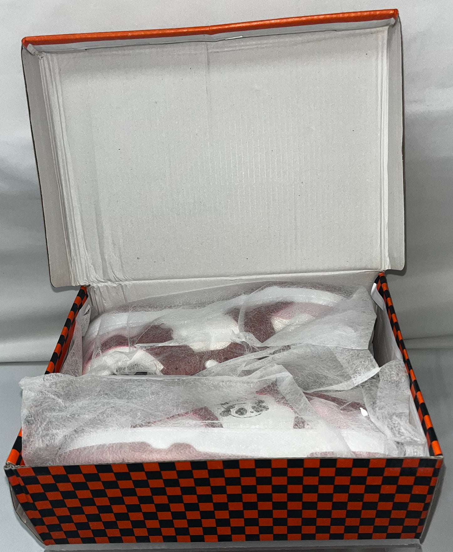 Women's Panda Graphic Chunky Sneakers Pink Brown White