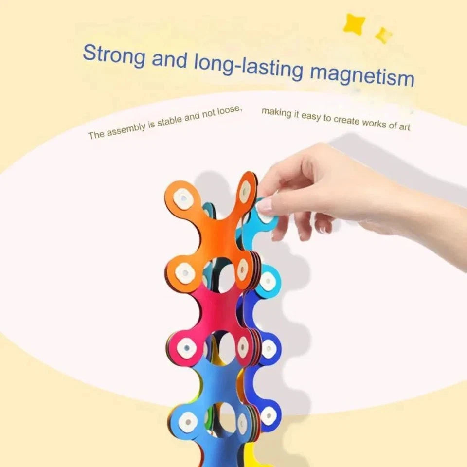 Lot of 3 - 48-Piece Variety Rainbow Magnetic Sheet /DIY Rainbow Sheet Kit – STEM