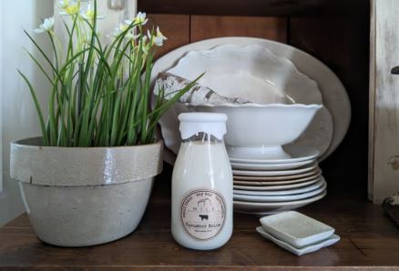 Lot of 2 - Milk Reclamation Barn Soy Candle Bundle (2-Pack) – Lemongrass Lime & Cucumber Melon
