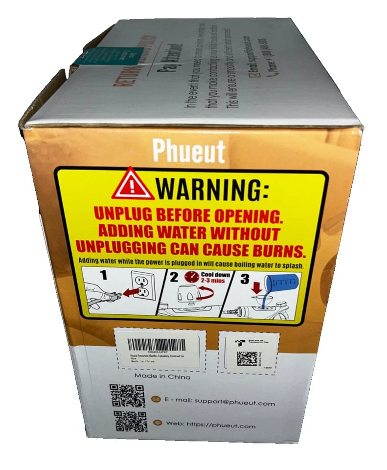 Phueut Handheld Steam Cleaner – Multipurpose Chemical-Free Cleaning System