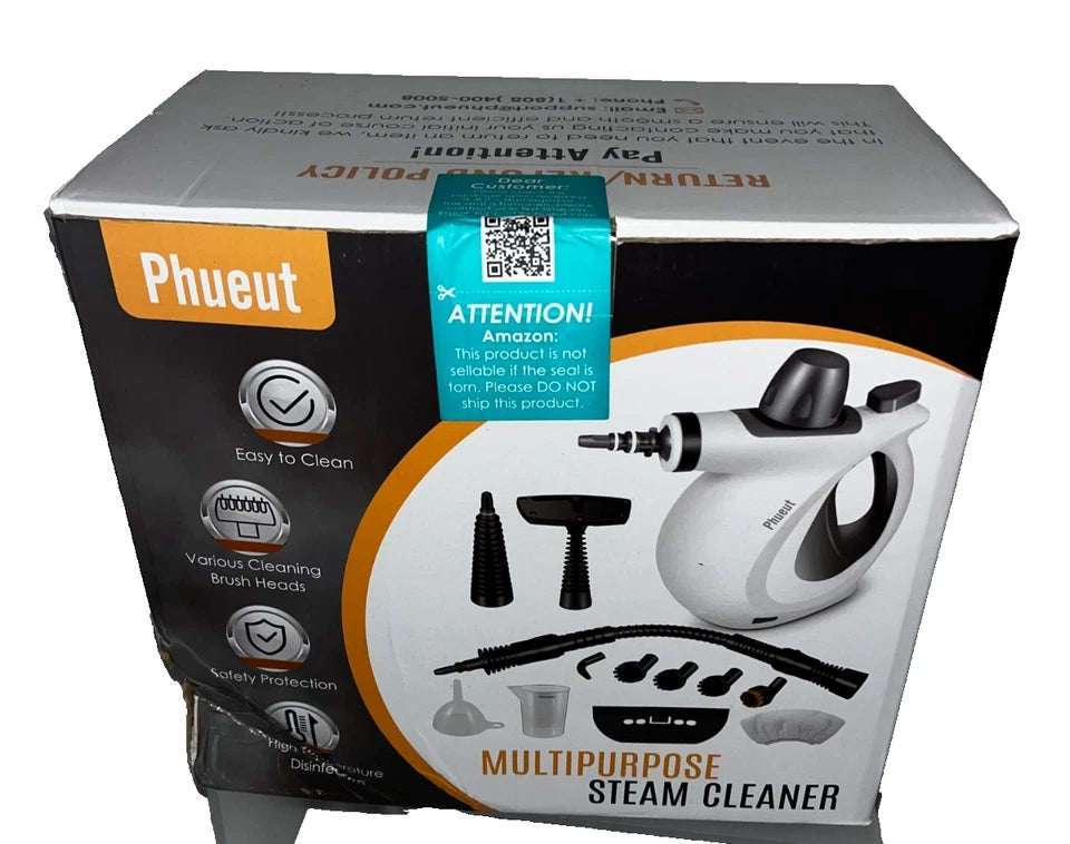 Phueut Handheld Steam Cleaner – Multipurpose Chemical-Free Cleaning System