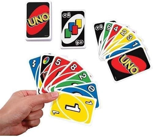 Lot of 2 - UNO Original Card Game - Customizable Wild Cards - Family Fun Game