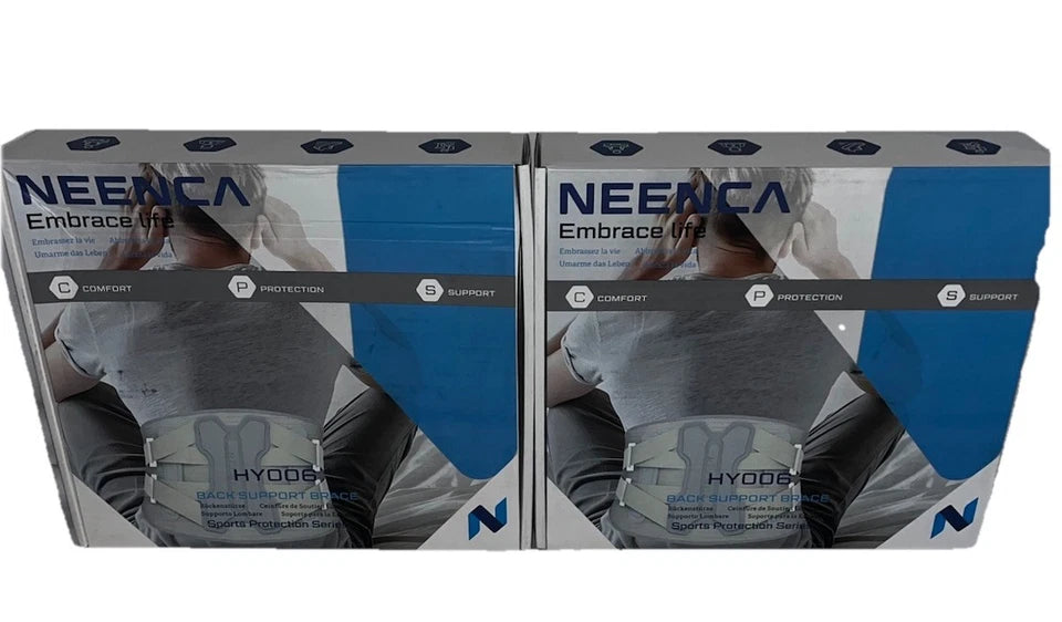 Lot of 4 - NEENCA Back Support Brace Lumbar Belt Small & 3XL Lower Back Pain Relief HY006