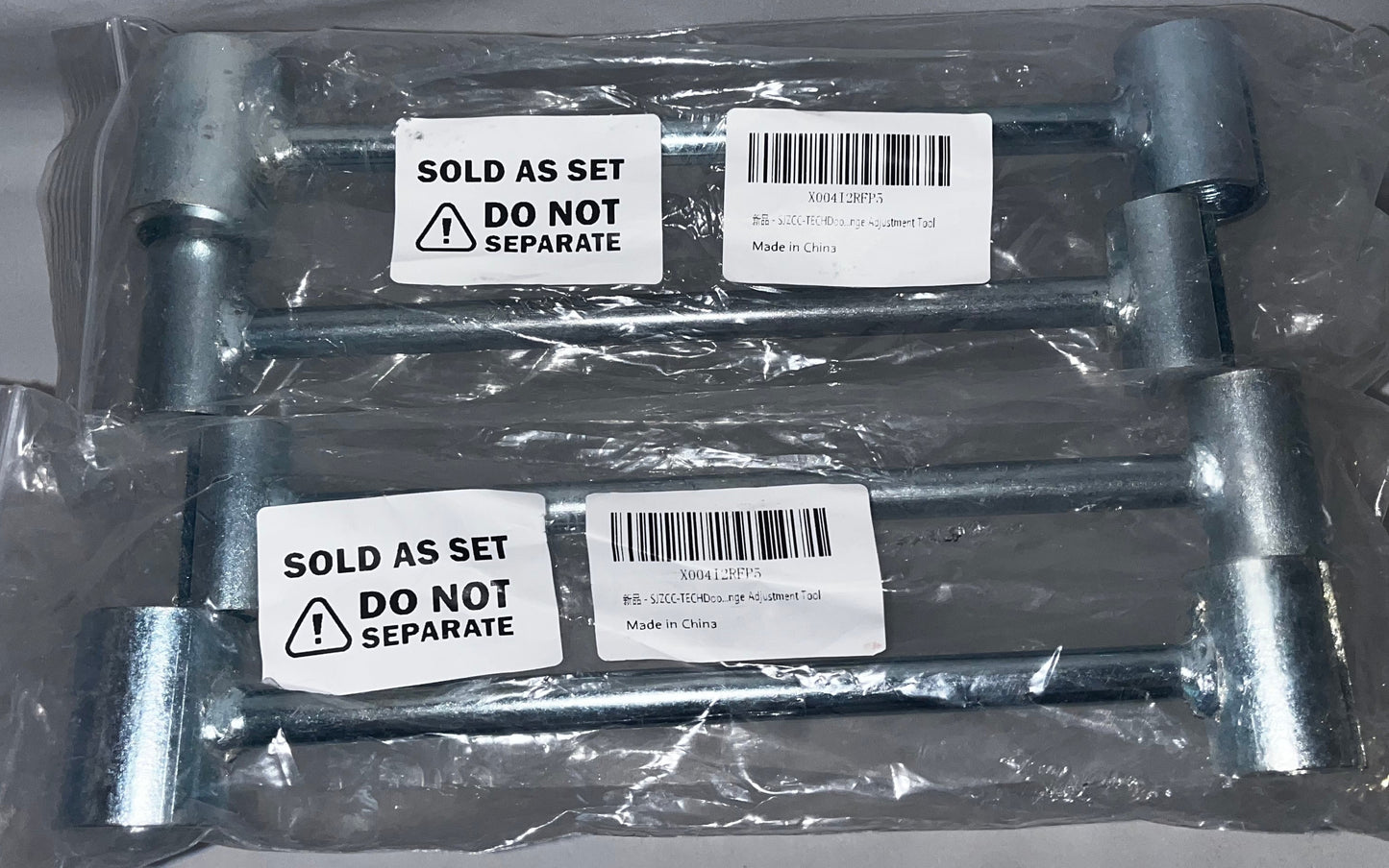 Lot of 2 - Door Hinge Adjustment Tool 2 Pack Double-Ended Flag Door Hinge
