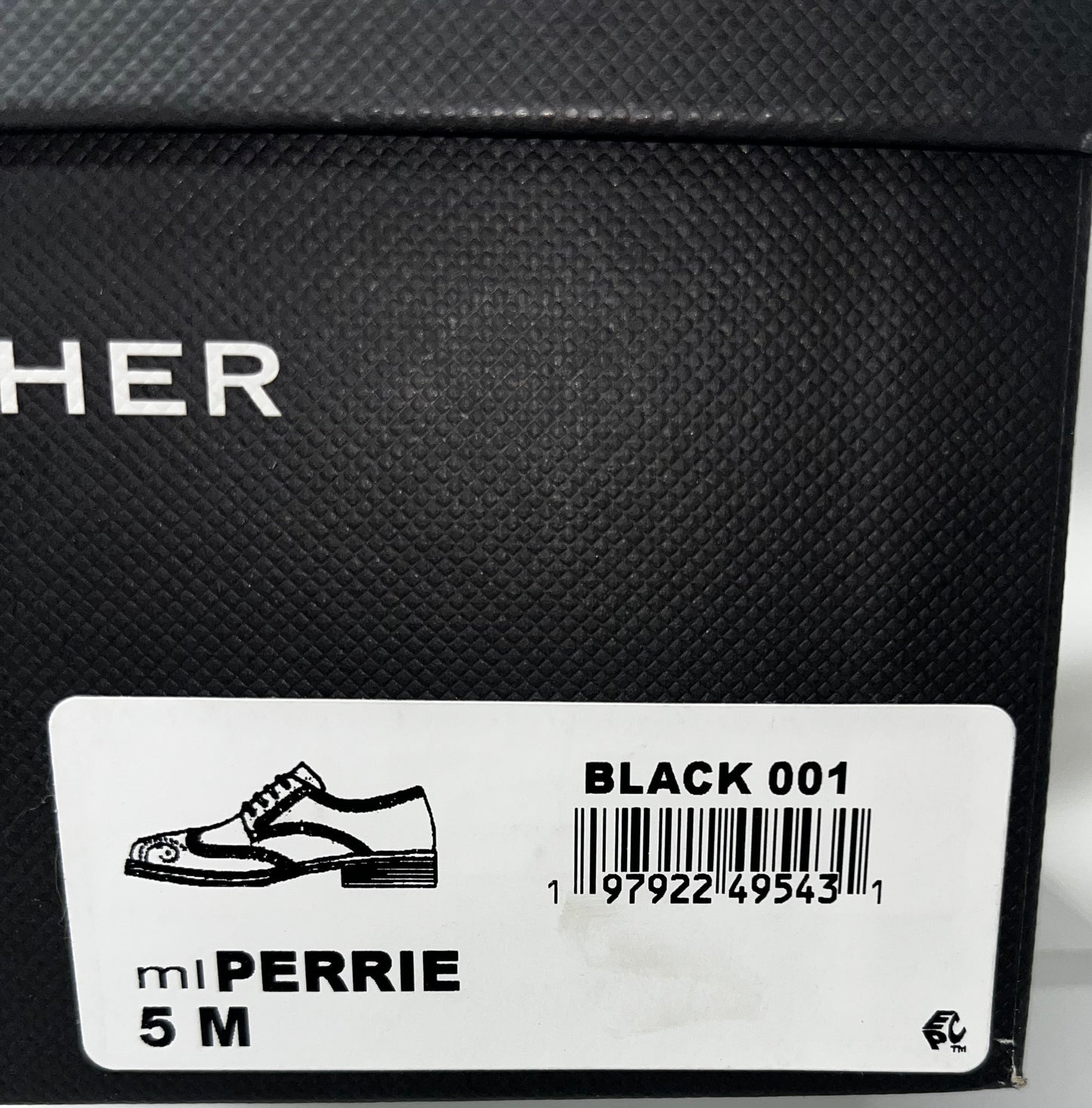 Marc Fisher LTD miPERRIE Women's Black Leather Wingtip Oxford Loafers Size 5M by Marc Fisher LTD