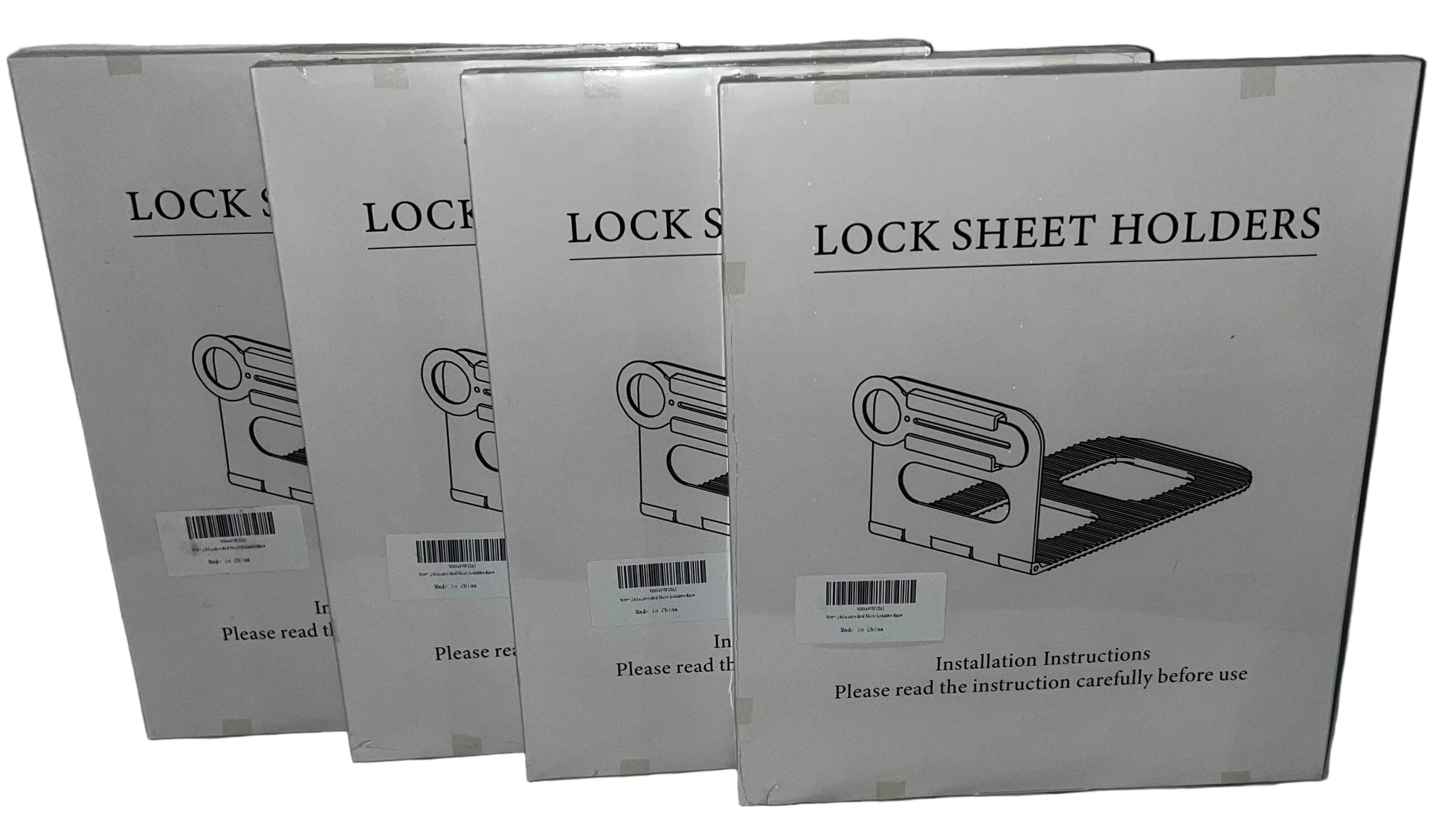 Lot of 4 - Lock Sheet Holders Mattress Sheet Fasteners Bed Sheet Grippers
