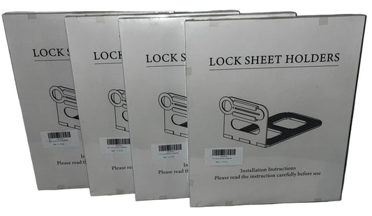 Lot of 4 - Lock Sheet Holders Mattress Sheet Fasteners Bed Sheet Grippers