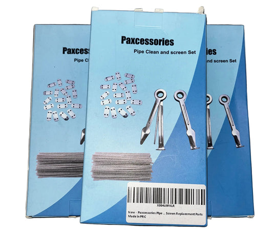 Lot of 5 - Paxcessories Pipe Clean & Screen Replacement Parts Cleaning Kits by Paxcessories