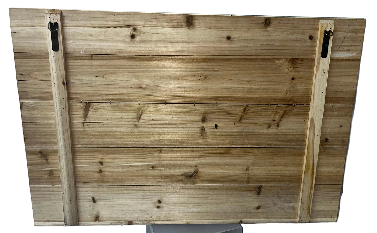 Rustic Wooden American Flag Wall Art Patriotic USA Flag Decor Burned Wood Handmade