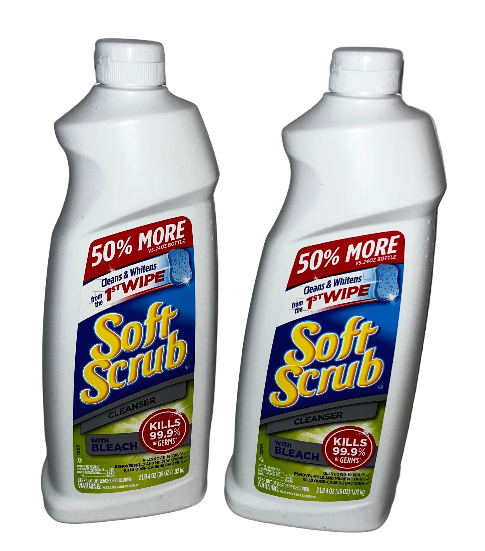 Lot of 6 - Soft Scrub Cleaner with Bleach - Cleaning lot by Soft Scrub