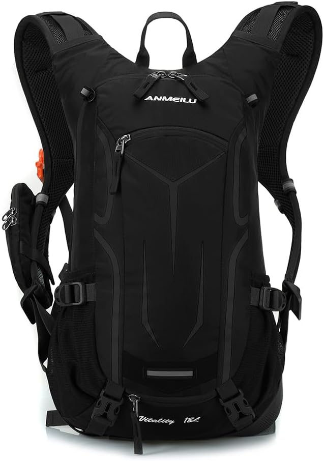 ANMEILU Hydration Backpack with 2L Water Bladder - Running, Cycling, Hiking Pack by Anmeilu