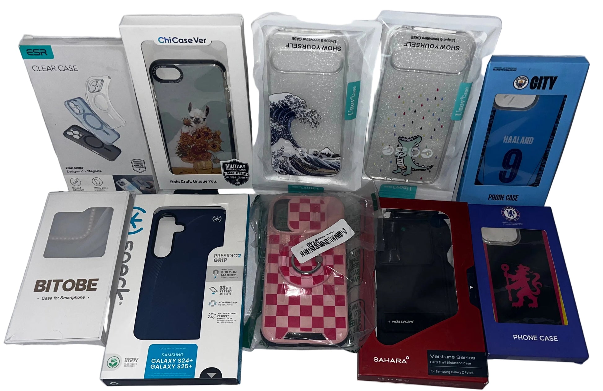 Mixed Lot of Cell Phone Cases - Premium Assorted Brands & Style by JETech