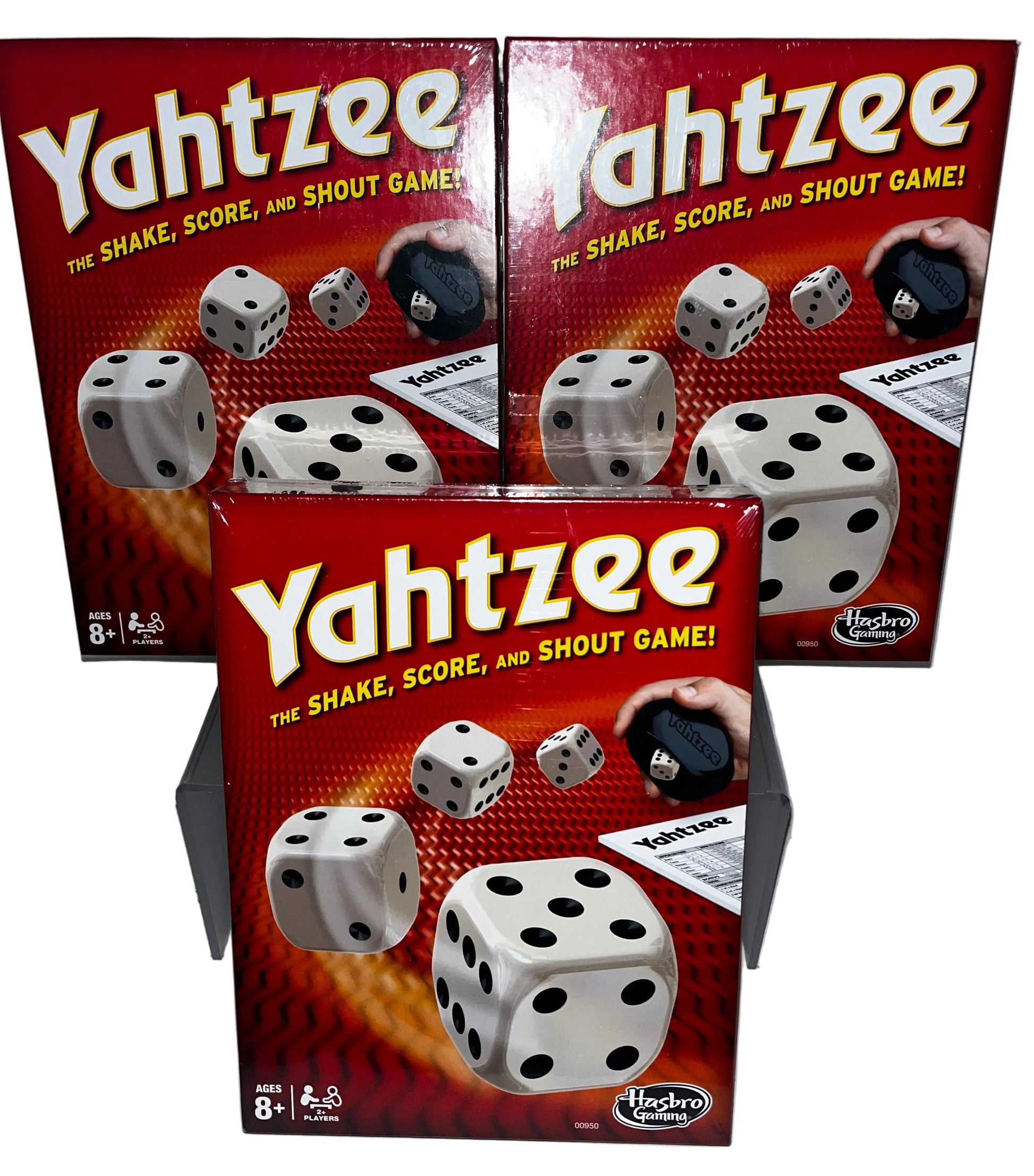 Lot of 3 - Hasbro Yahtzee Dice Game Complete New Sealed by Hasbro Gaming