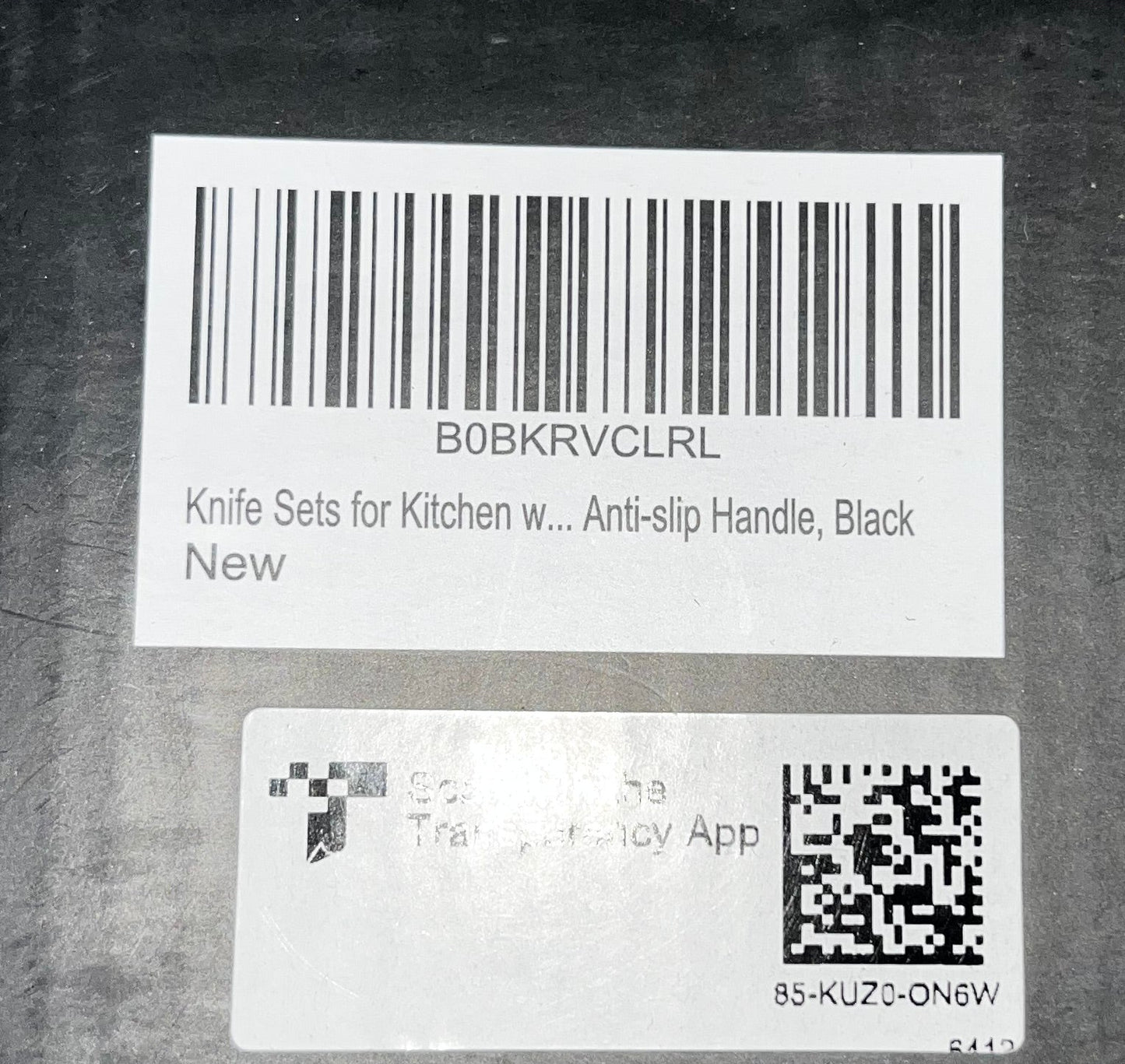Hunter.Dual 19-Piece Kitchen Knife Set with Block & Sharpener Black by Hunter.Dual