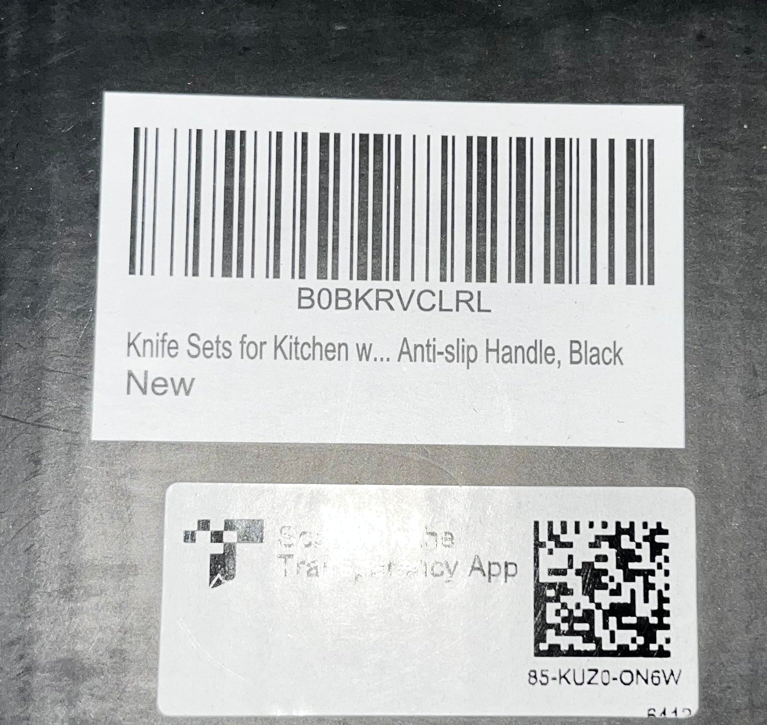Hunter.Dual 19-Piece Kitchen Knife Set with Block & Sharpener Black by Hunter.Dual