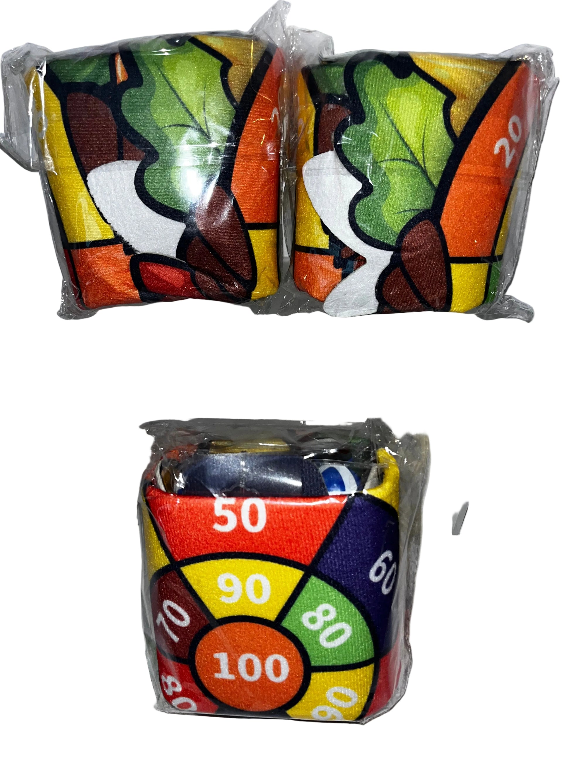 Lot of 3 - Sticky Ball Dart Board Sets Kids Toss Game Party Carnival Toy by BooTee