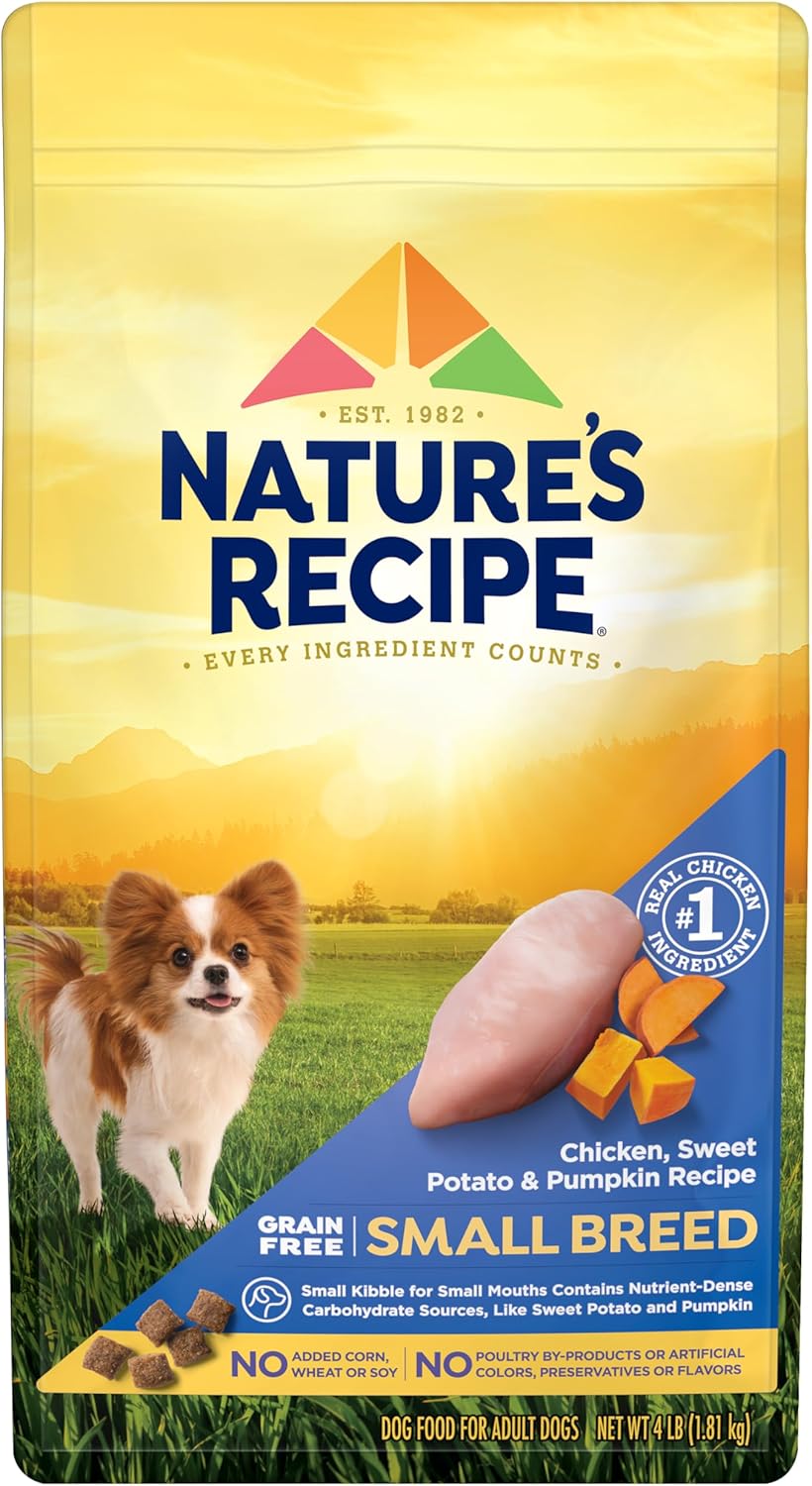 Lot of 2 - Small Dog Food & Dental Treat Bundle Nature's Recipe by Nature's Recipe / Greenies