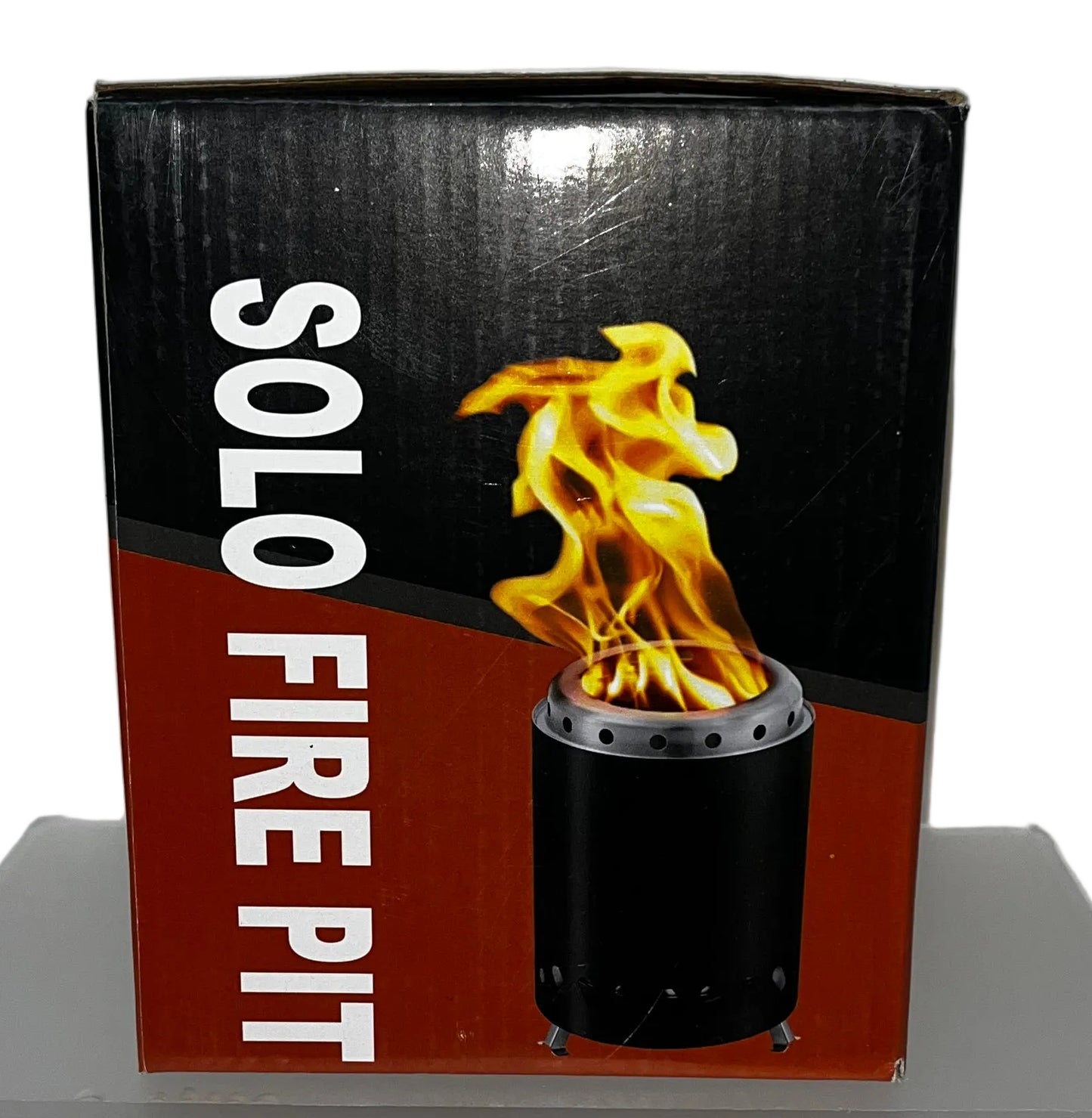 Portable Smokeless Pellet Fire Pit Stainless Steel Outdoor Camping Stove Blue