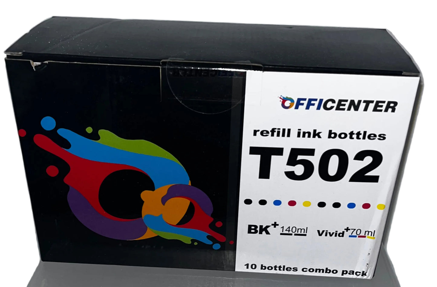 Officenter T502 Refill Ink Bottles 10 Bottle Combo Pack by Officenter