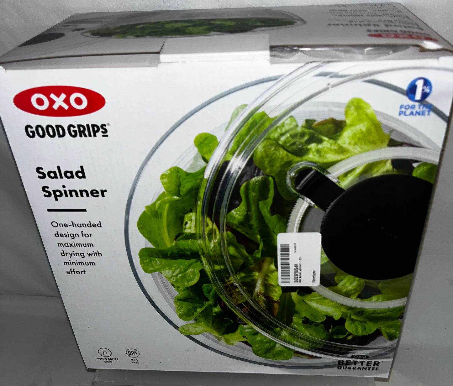 Lot of 2 - OXO Good Grips Salad Spinner Clear Bowl One-Hand Pump New by OXO