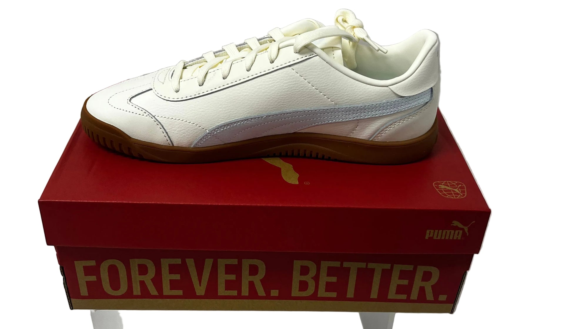 PUMA Club 5v5 Women's Sneakers Warm White Dewdrop Gum Sole US Size 11 by PUMA