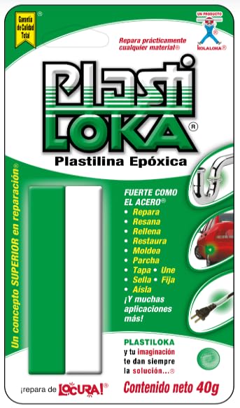 Lot of 4 - PlastiLOKA Epoxy Putty Sticks 40g Repair Compound Adhesive by PlastiLOKA