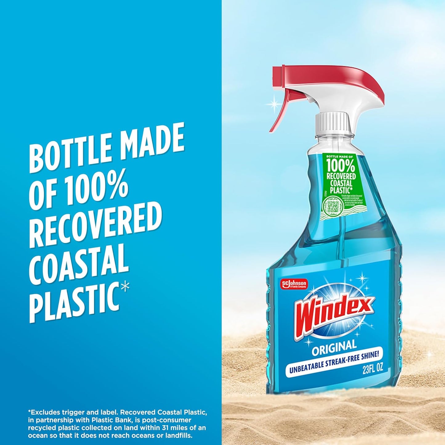 Lot of 32 - Windex Original Glass Cleaner Spray Bottles 23oz by Windex