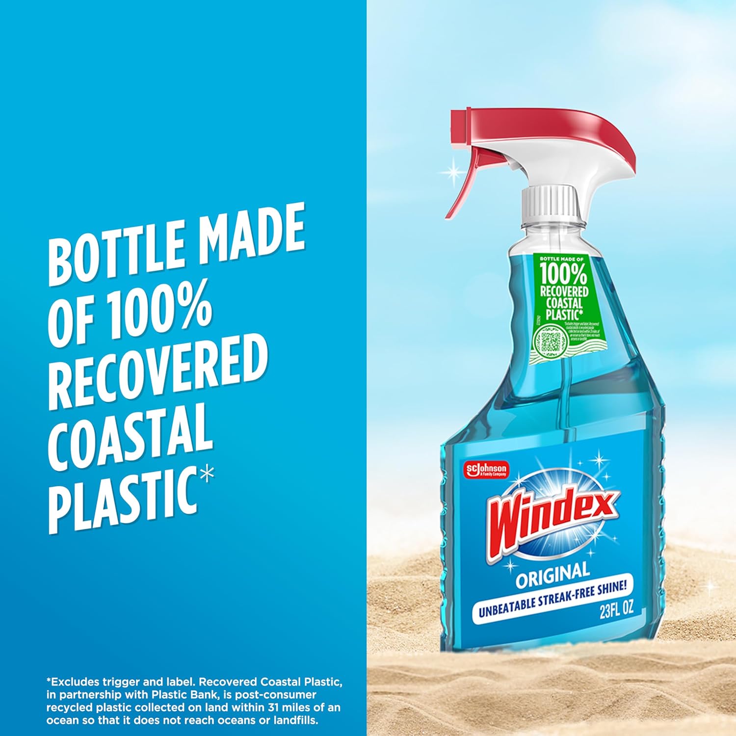 Lot of 32 - Windex Original Glass Cleaner Spray Bottles 23oz by Windex