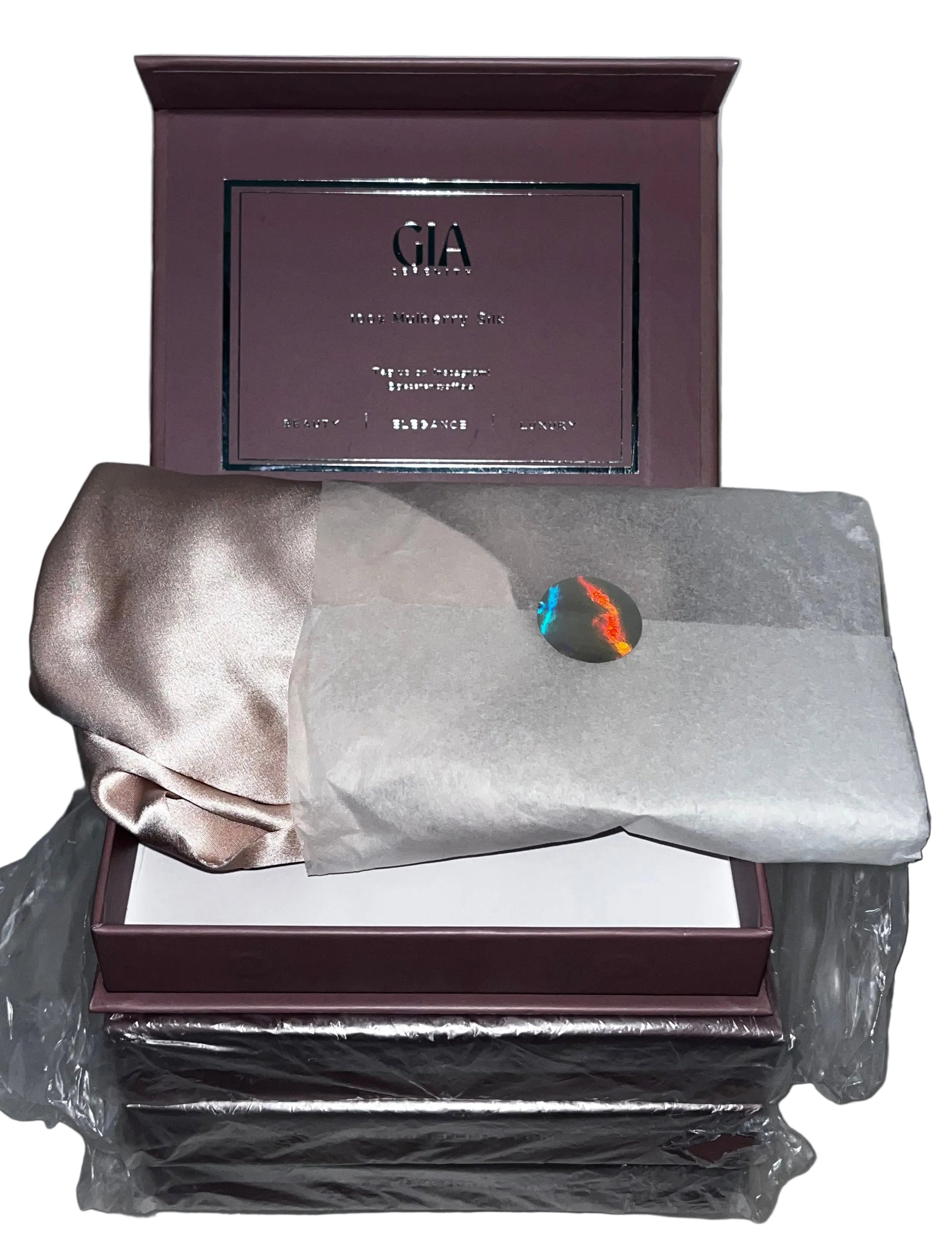 Lot of 4 - GIA Reserve Rose Mulberry Silk Hair Bonnets Sleep Caps by GIA Reserve