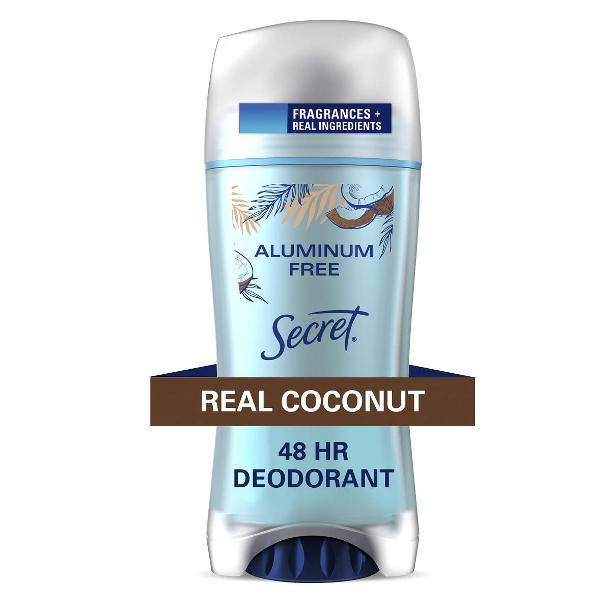 Lot of 7 - Secret Aluminum Free Deodorant Coconut 2oz Gentle Skin by Secret
