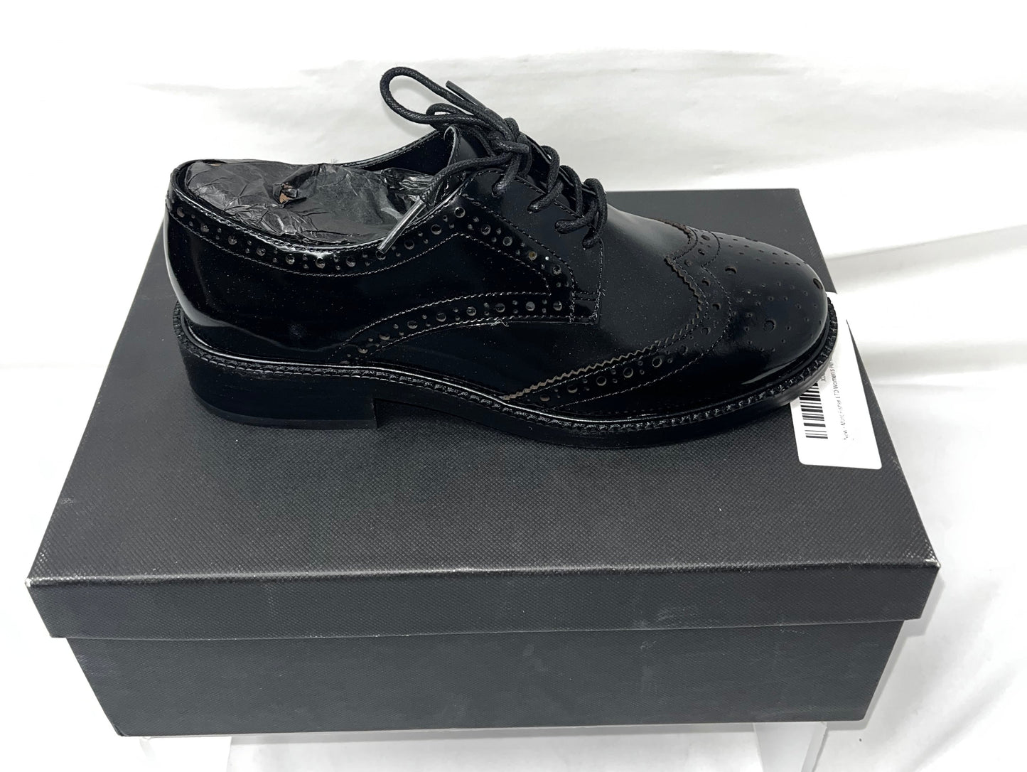 Marc Fisher LTD miPERRIE Women's Black Leather Wingtip Oxford Loafers Size 5M by Marc Fisher LTD