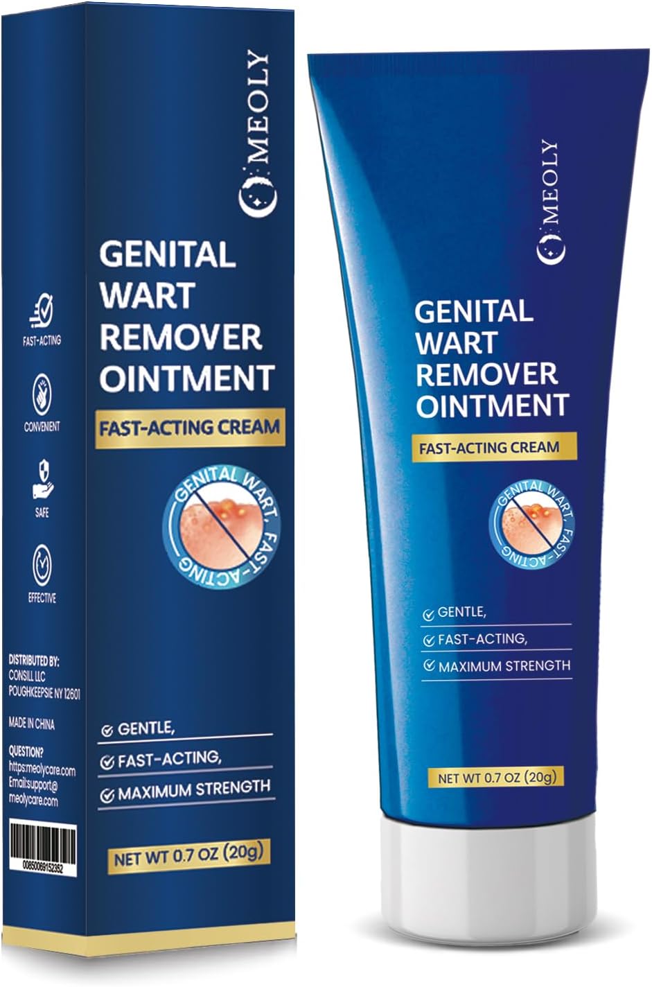 Lot of 16 - Wart Remover Ointment Fast Acting Skin Treatment Cream by Meoly