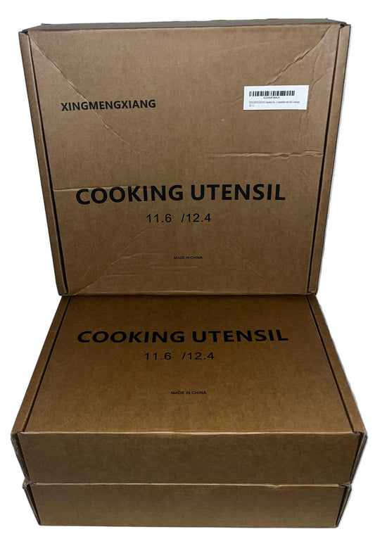 Lot of 3 - Stainless Steel Honeycomb Nonstick Frying Pans 12.4" by XINGMENGXIANG