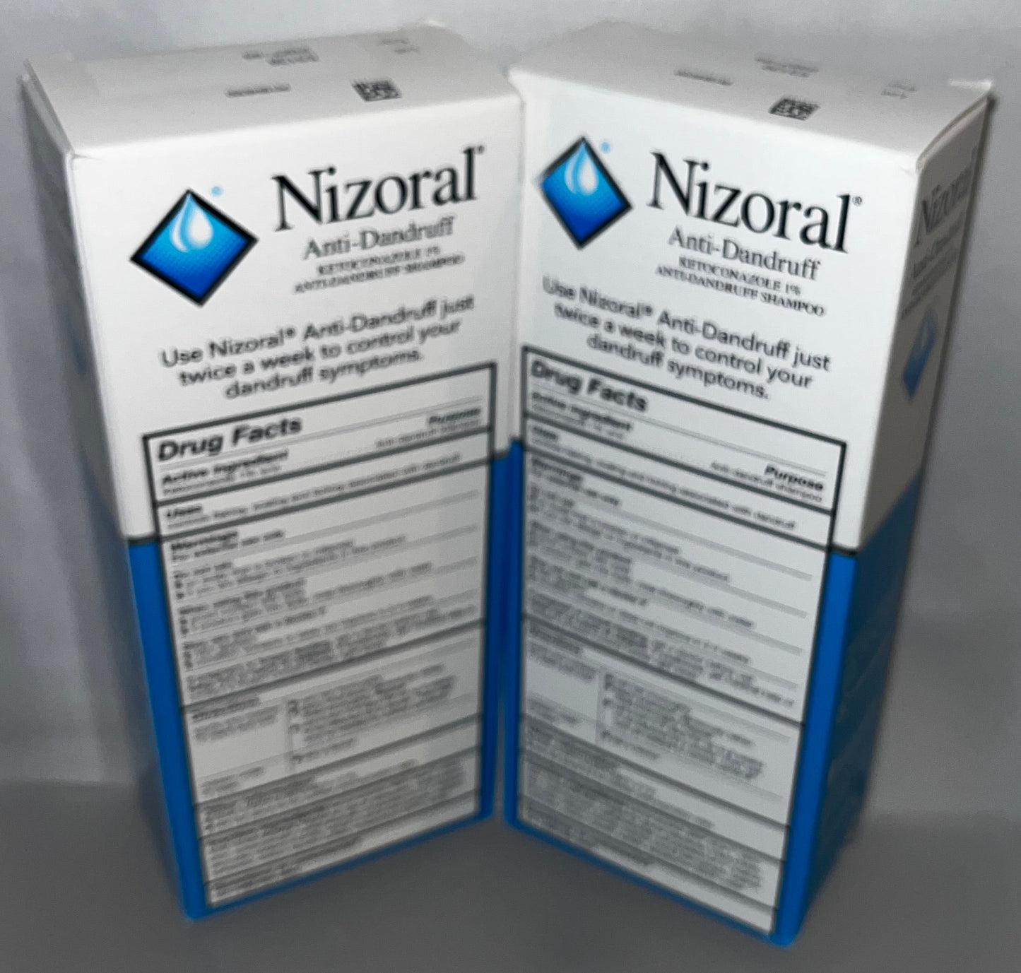 Lot of 2 - Nizoral Anti-Dandruff Shampoo 7oz Ketoconazole 1% Exp 2027 by Nizoral
