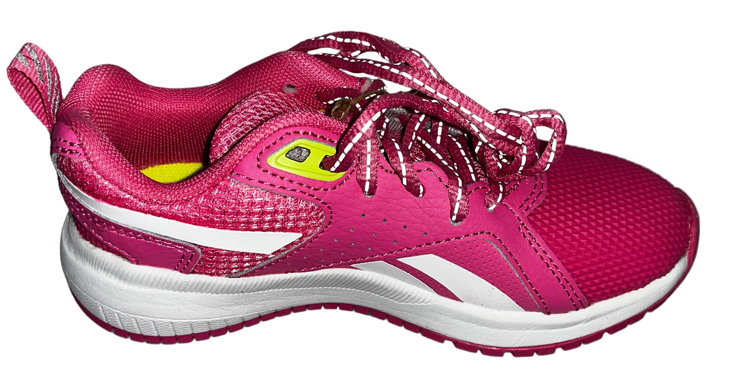 Lot of 2 - Reebok Durable XT Girls Running Shoes Pink White Yellow Size 12 Little Kid by Reebok