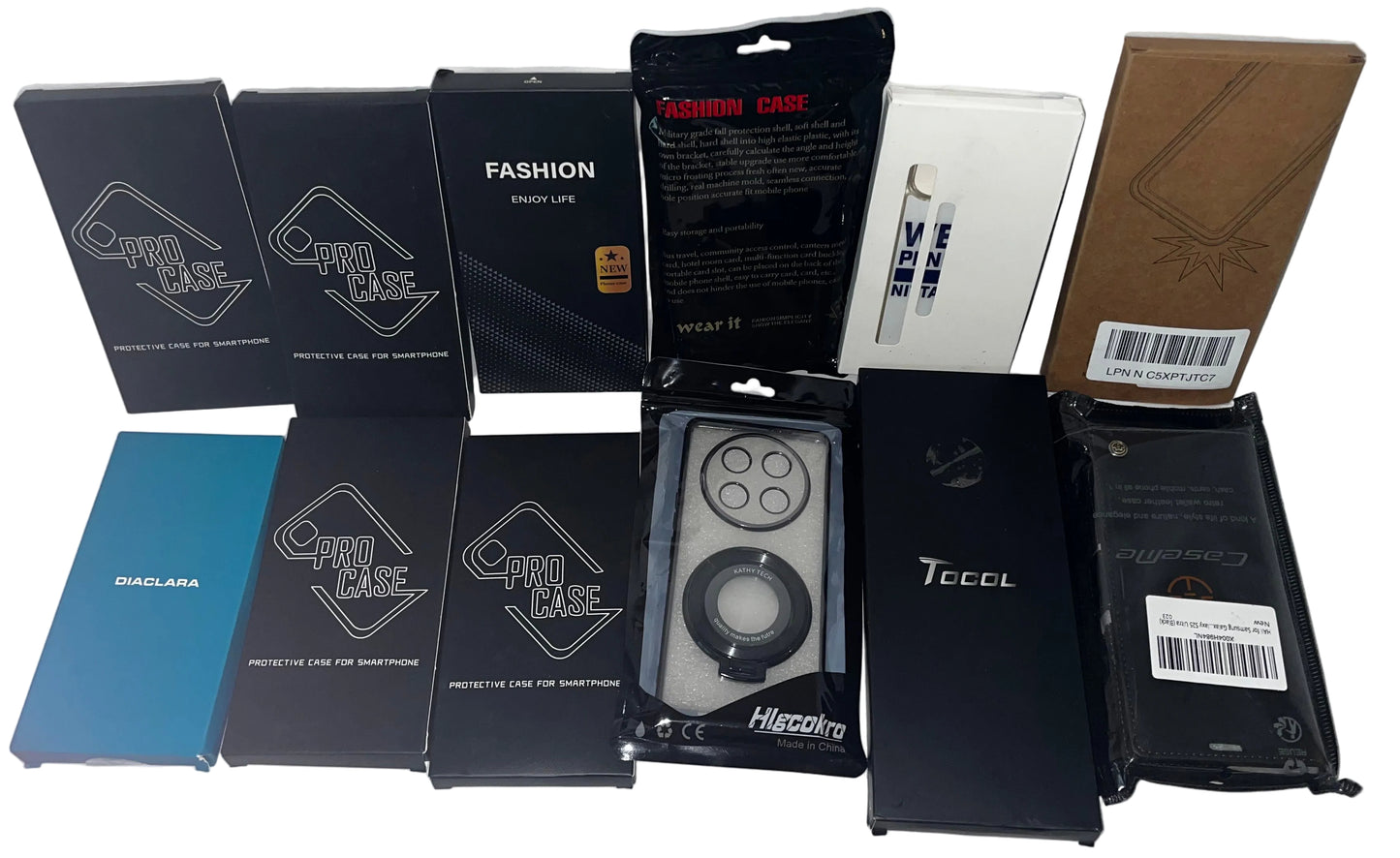 Mixed Lot of Cell Phone Cases - Premium Assorted Brands & Style by JETech