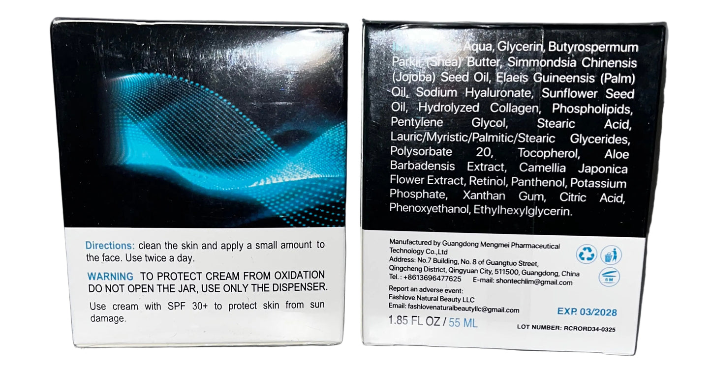 Lot of 23 - Remedial Pax Retinol & Collagen Face Cream 5% Hyaluronic Acid 55mL by Remedial Pax