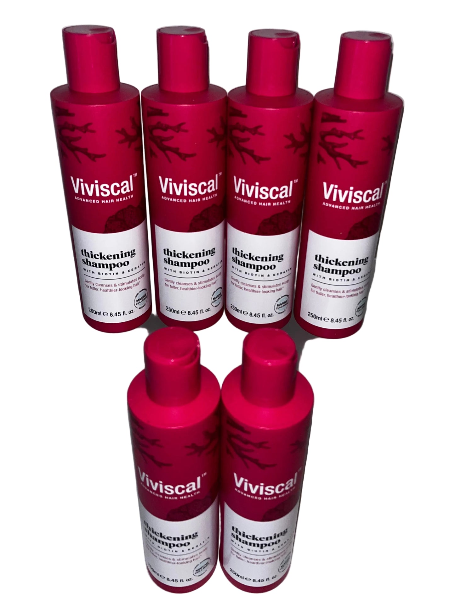 Pack of 6 - Viviscal Thickening Shampoo 8.45oz Biotin Keratin Hair Care by Viviscal