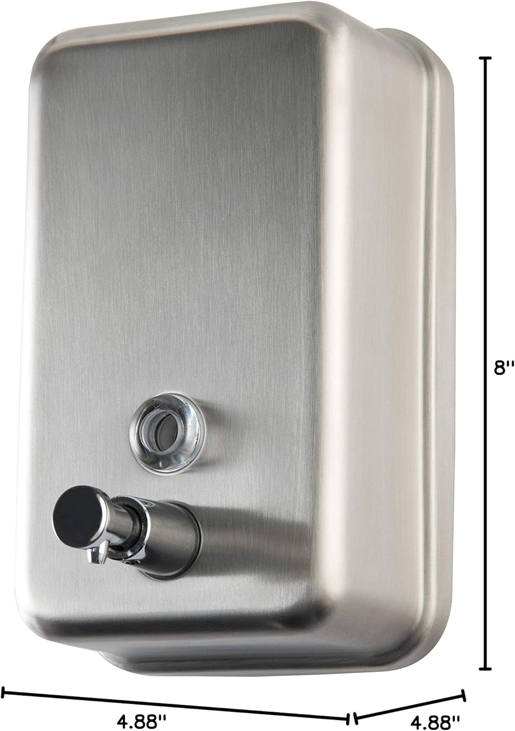 Lot of 2 - Commercial Soap Dispensers Stainless Steel Wall Mount