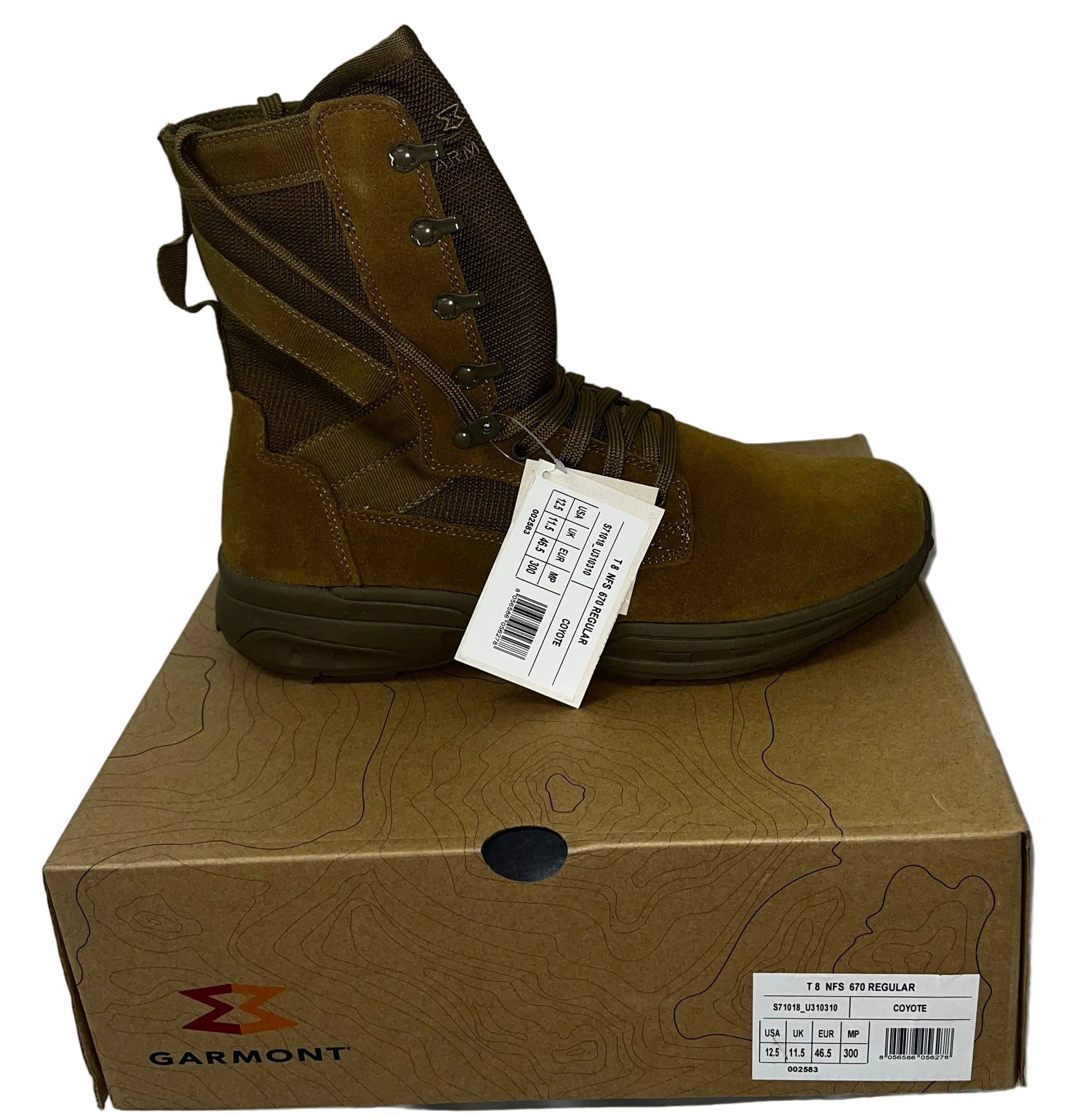 Garmont T8 NFS 670 Tactical Military Boots Regular Coyote by Garmont