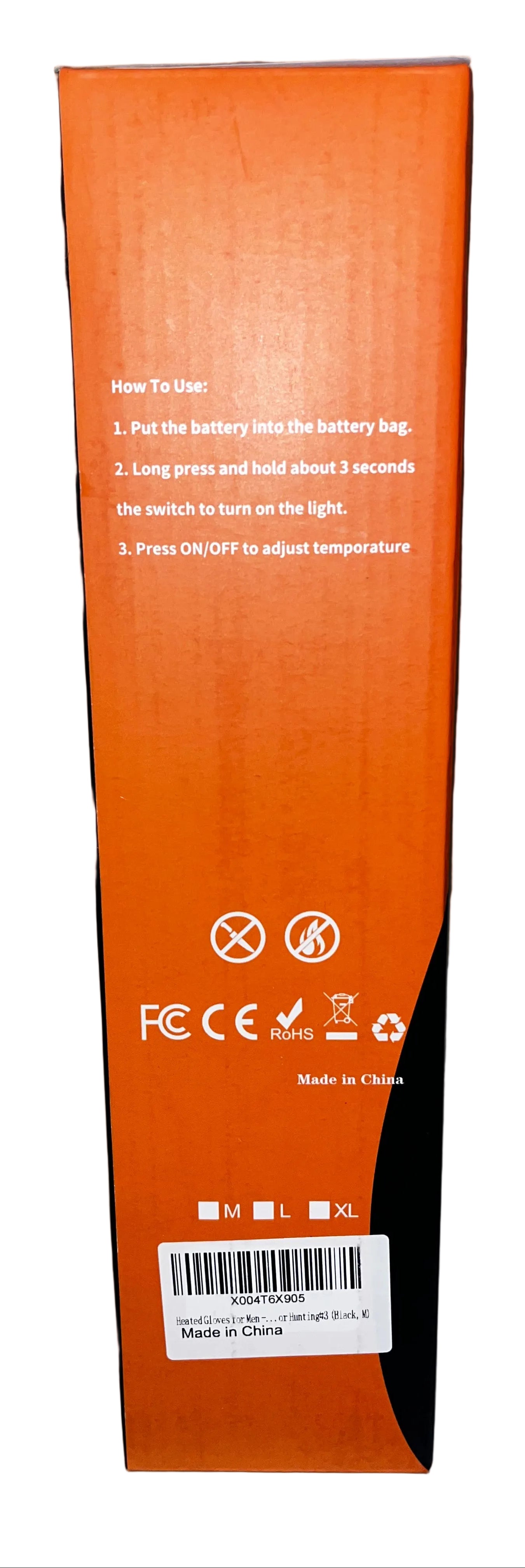 Heated Winter Gloves Electric Warming Gloves USB Rechargeable